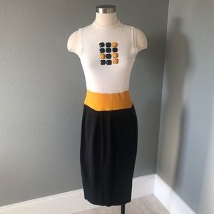 Beaded Sleeveless Knit Dress by European Designer Monnari